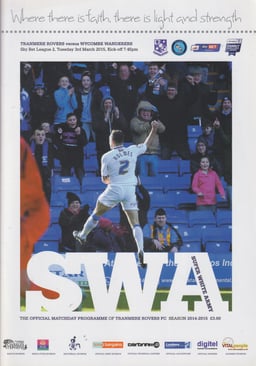 Tranmere Rovers v Wycombe Wanderers Match Programme 2015-03-03